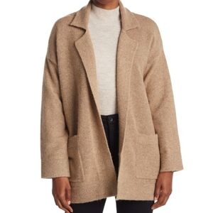 Thread & Supply Open Front Cardigan Sweater Camel Beige Sz S